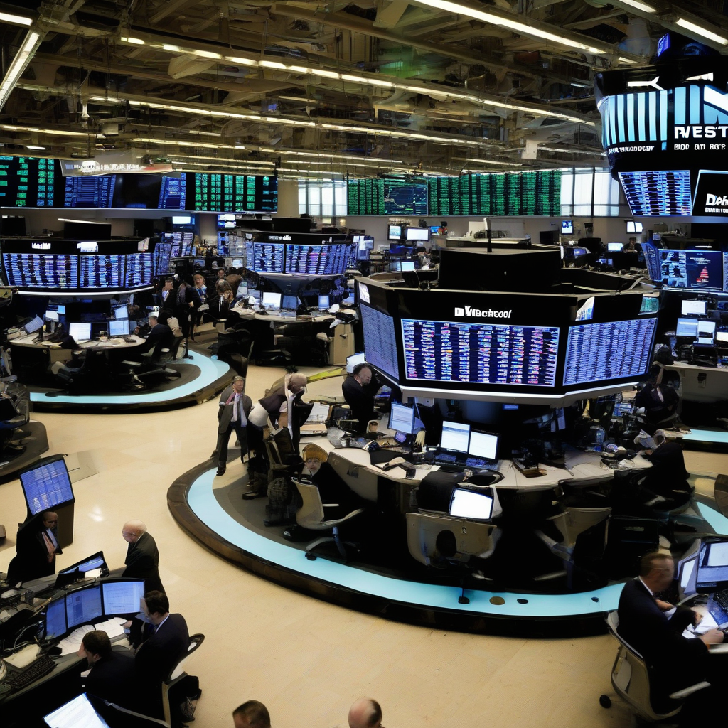Dow Reaches Record High as Nasdaq Drops on Chip Sector Weakness