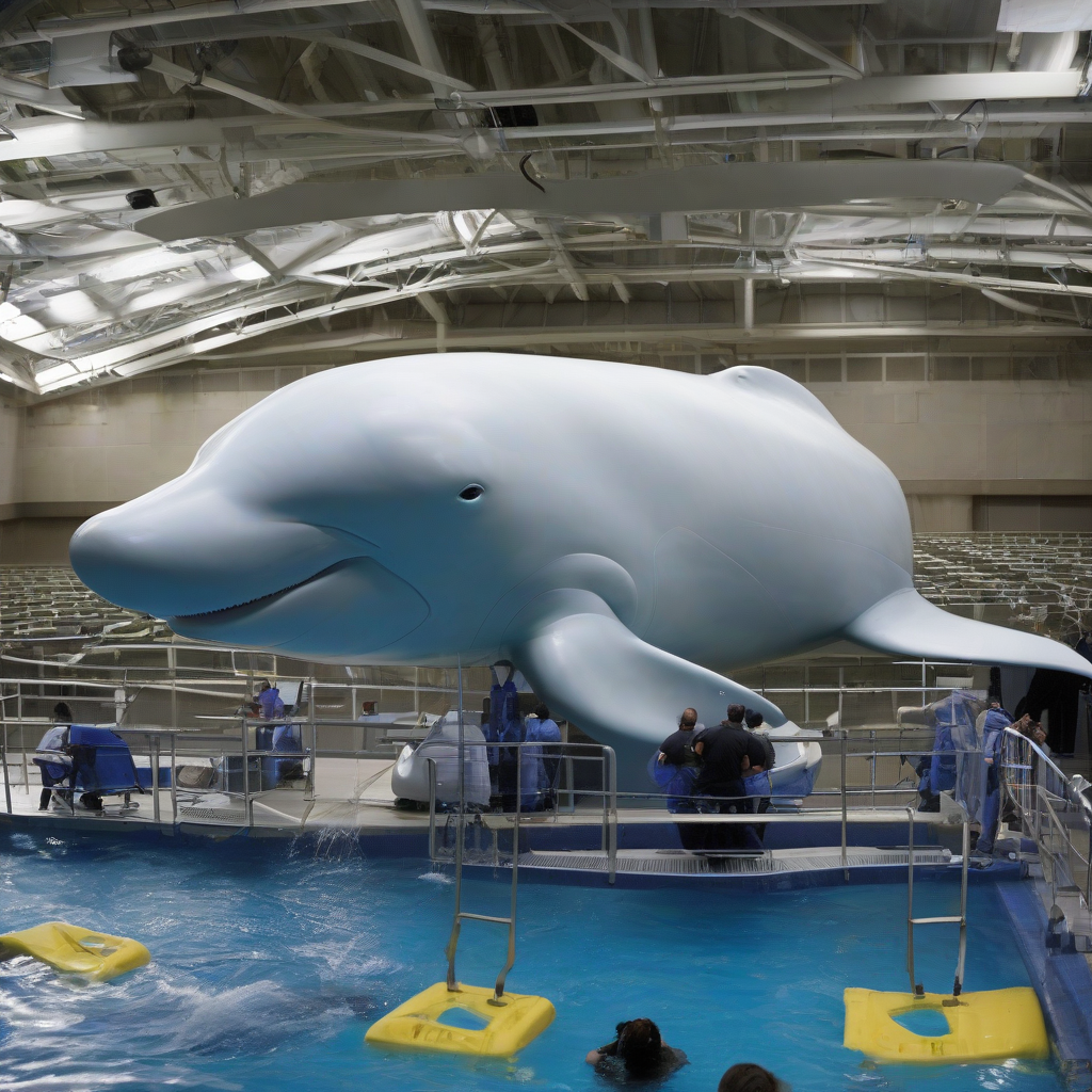 SeaWorld San Antonio Receives Seven Beluga Whales From Marineland