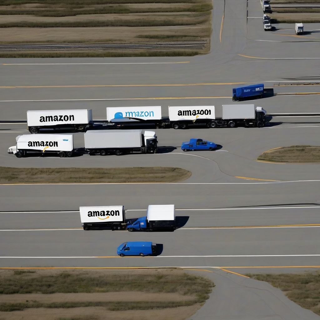 Amazon Expands Fulfillment Strategy With Branded Delivery Truck Fleet