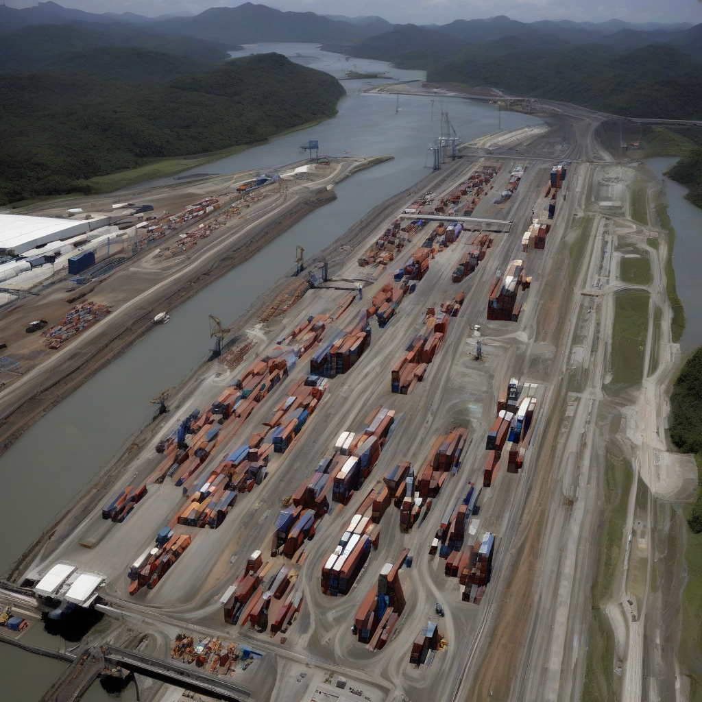 Panama Canal Imposes Further Draft Restrictions Amid Low Water Levels