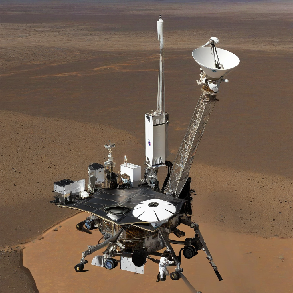 NASA Curiosity Rover Anniversary: Landmark 2012 Mars Sky Crane Landing