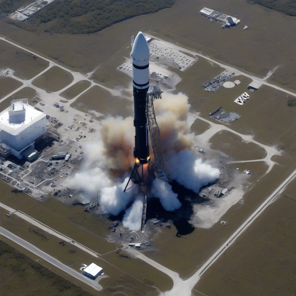 SpaceX Falcon 9 Rocket From Blue Ghost Mission Crashes Into Moon
