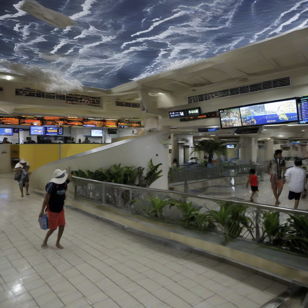 Tropical Storm Maymay Impacts Tourism in La Union, Philippines