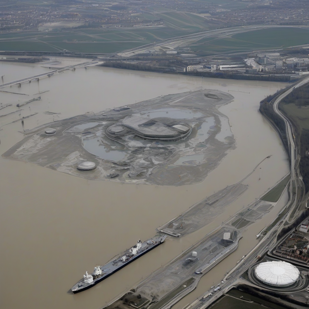 Danube River Water Levels Recede, Exposing WWII Ships and Fossils