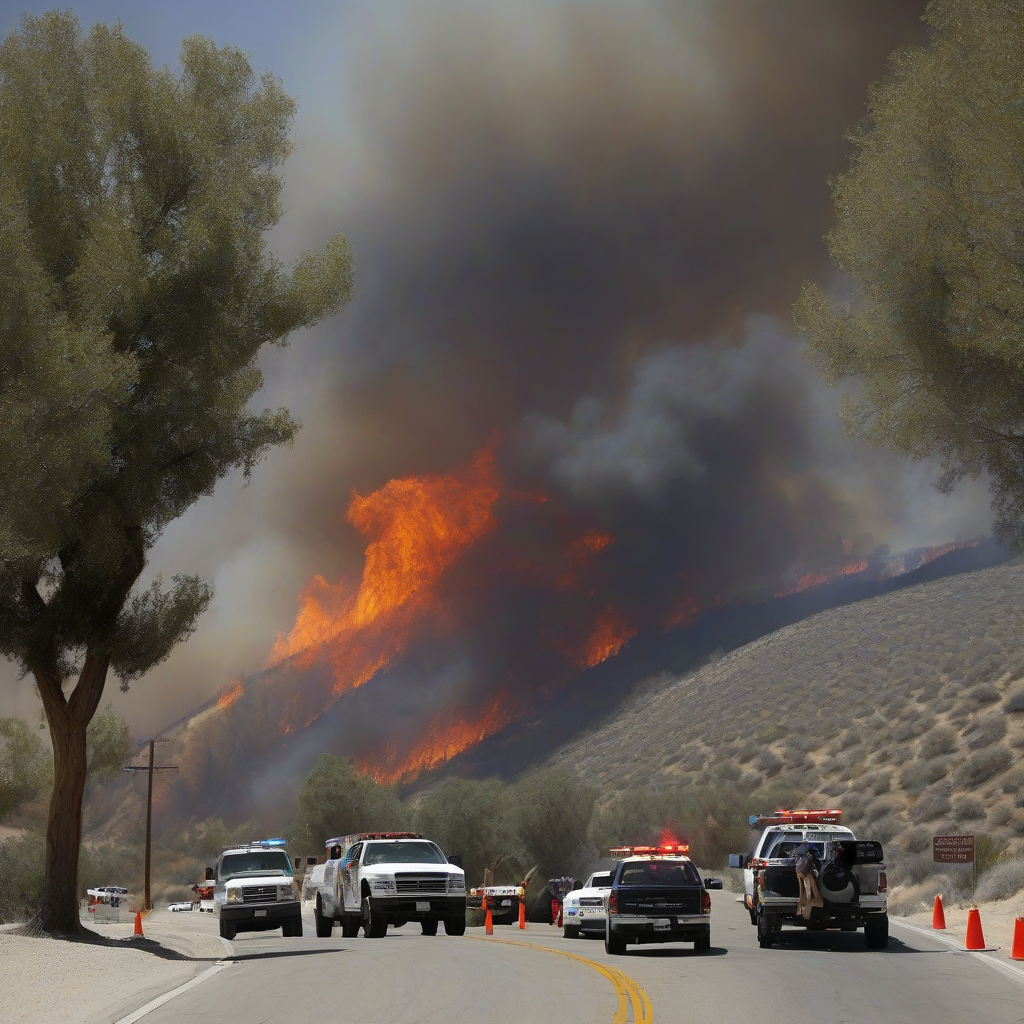 Tejon Pass Wildfire Prompts Evacuation Warnings in California